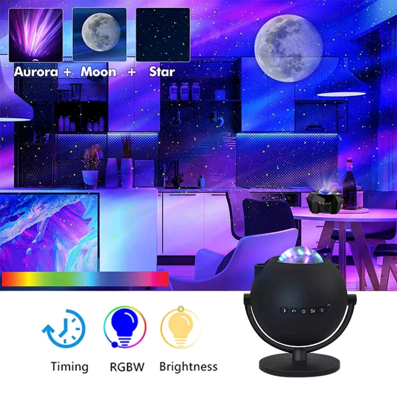 چراغ خواب ایکس اسمارت مدل Projection Lamp طرح کهکشانی