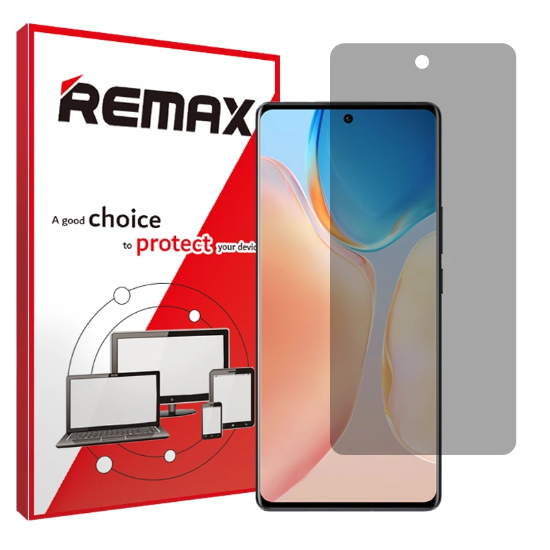 محافظ صفحه نمایش حریم شخصی ریمکس مدل Resistant مناسب برای گوشی موبایل ویوو X70 Pro Plus