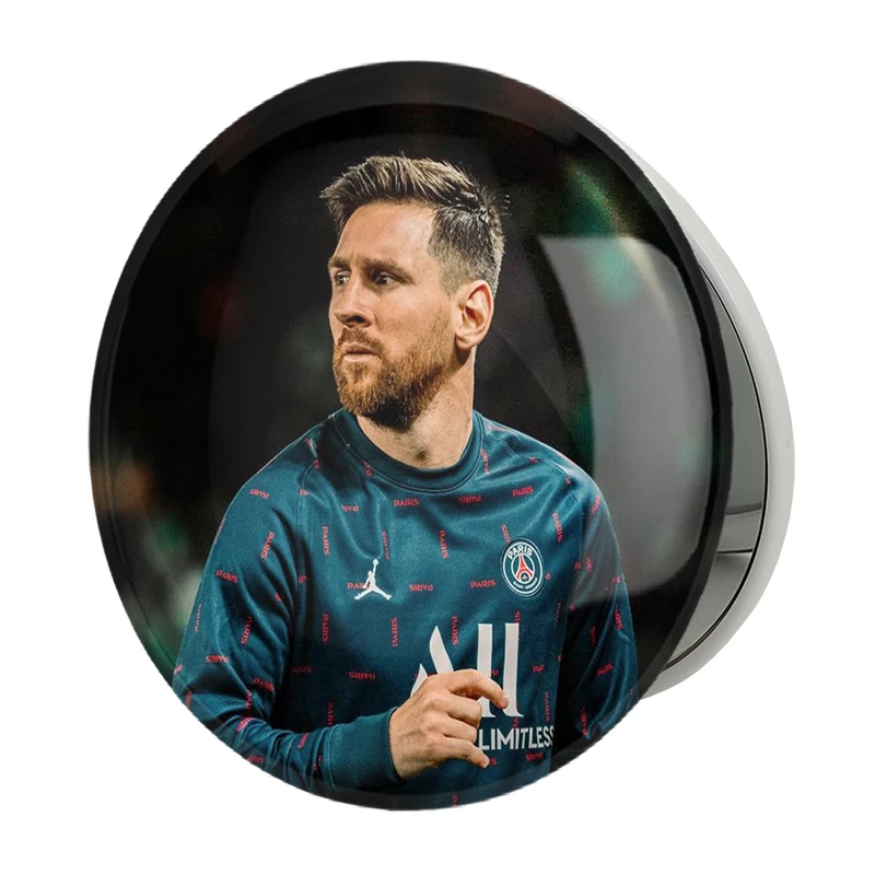 آینه جیبی خندالو طرح لیونل مسی مدل تاشو کد 13984 
