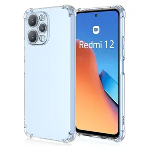 کاور مدل شفاف مناسب برای گوشی موبایل شیائومی Redmi12 4G