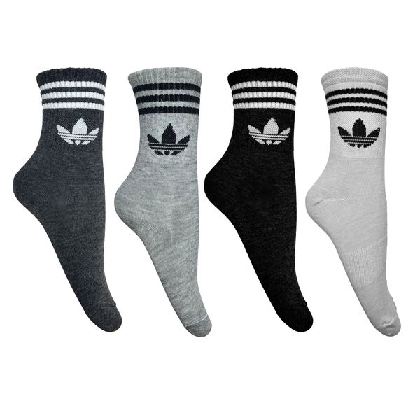 جوراب پسرانه مدل کش اسپرت AD4 بسته 4 عددی