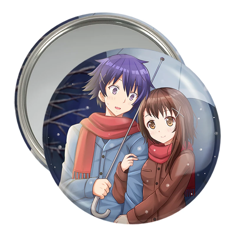 آینه جیبی خندالو مدل اونودرا و ایچیبو انیمه عشق دروغین  کد 17132