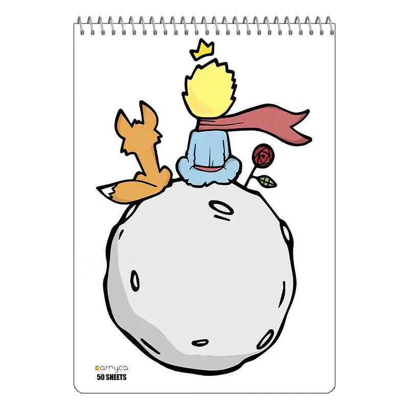 دفتر نقاشی 50 برگ سیمی کارنیکا طرح شازده کوچولو The Little Prince کد 89758