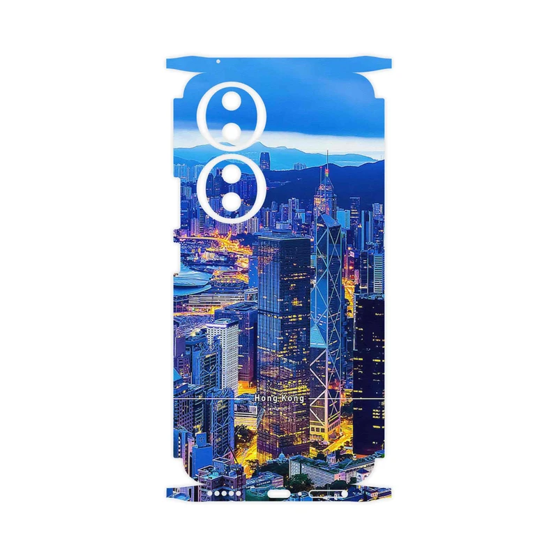 برچسب پوششی ماهوت مدل Hong Kong City-FullSkin مناسب برای گوشی موبایل آنر 90