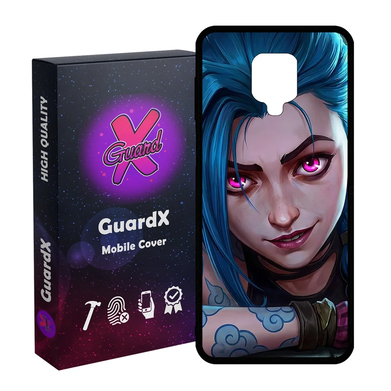 کاور گارد ایکس طرح Jinx مدل 11034 مناسب برای گوشی موبایل شیائومی Redmi Note9 Pro/Note 9 Pro Max/Redmi Note 9S/MI Poco M2 Pro
