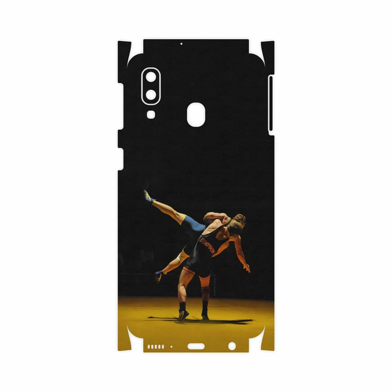 برچسب پوششی ماهوت مدل Wrestling-FullSkin مناسب برای گوشی موبایل سامسونگ Galaxy A40