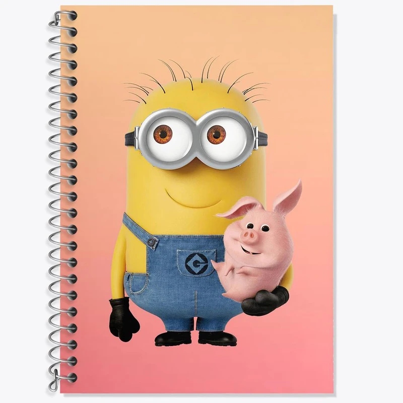 دفتر لغت 50 برگ خندالو مدل مینیون ها Minions کد 13729