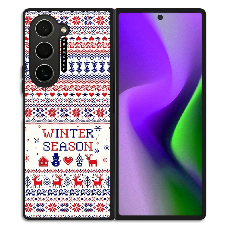 کاور آکام مدل AMC-WSGZFOLD6-WINTER-1 مناسب برای گوشی موبایل سامسونگ Galaxy Z Fold 6