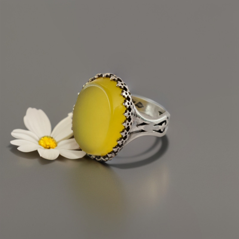 انگشتر نقره مردانه ملک زیور مدل شرف شمس کد 3121 انگشتر نقره مردانه ملک زیور مدل شرف شمس کد 3121