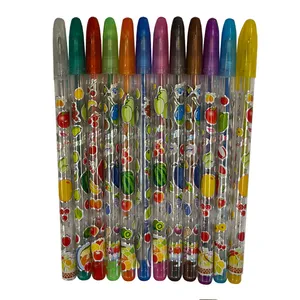 روان نویس 12 رنگ مدل GILITER-012 کد 52454 