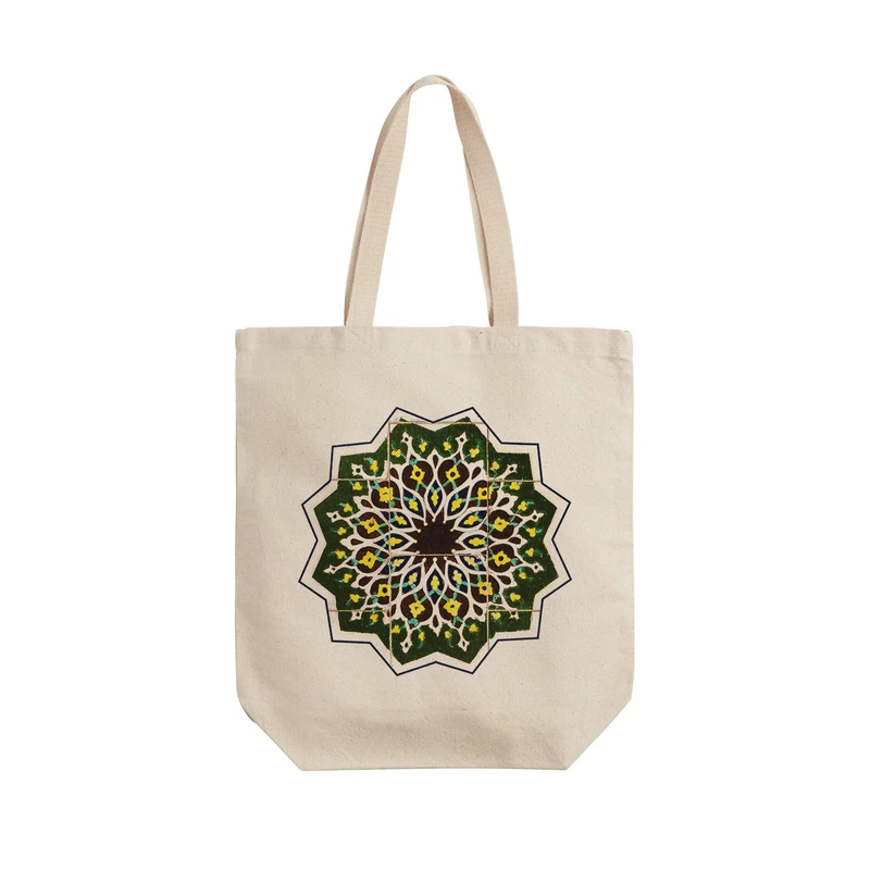 ساک خرید ترمه طراحان ایده مدل کاشی کد cfp1373 - L