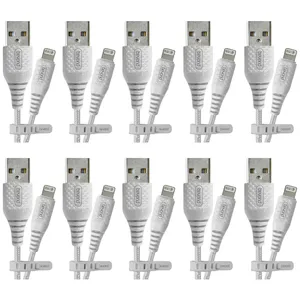  کابل تبدیل USB به لایتنینگ بیاند مدل BUL-201 CHARGE DATA طول 1 متر بسته ده عددی