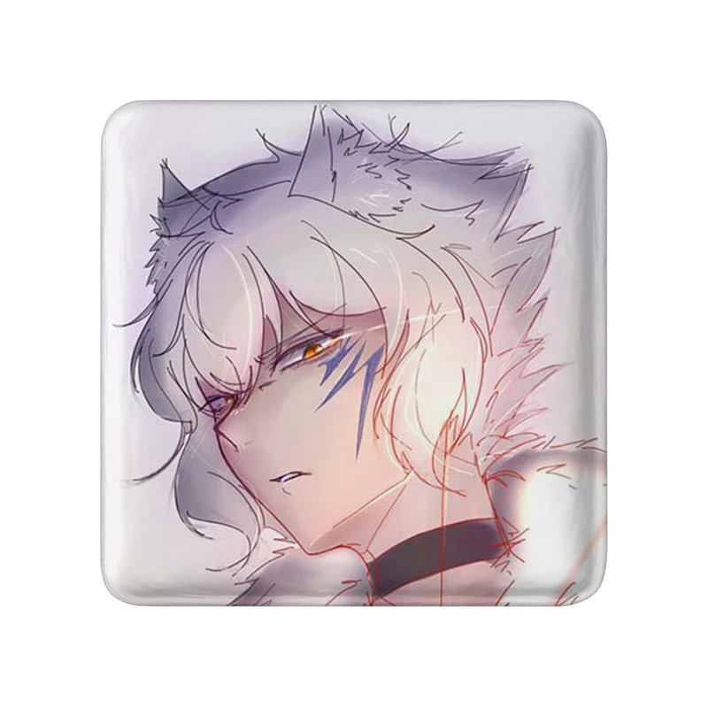 مگنت خندالو طرح لوگا انیمه دانماچی مدل مربعی کد 33543