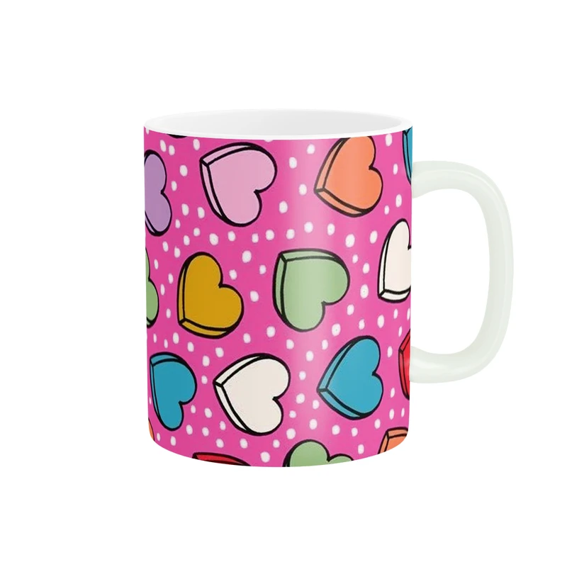 ماگ پاد آفرین مدل قلبی کد DKC988