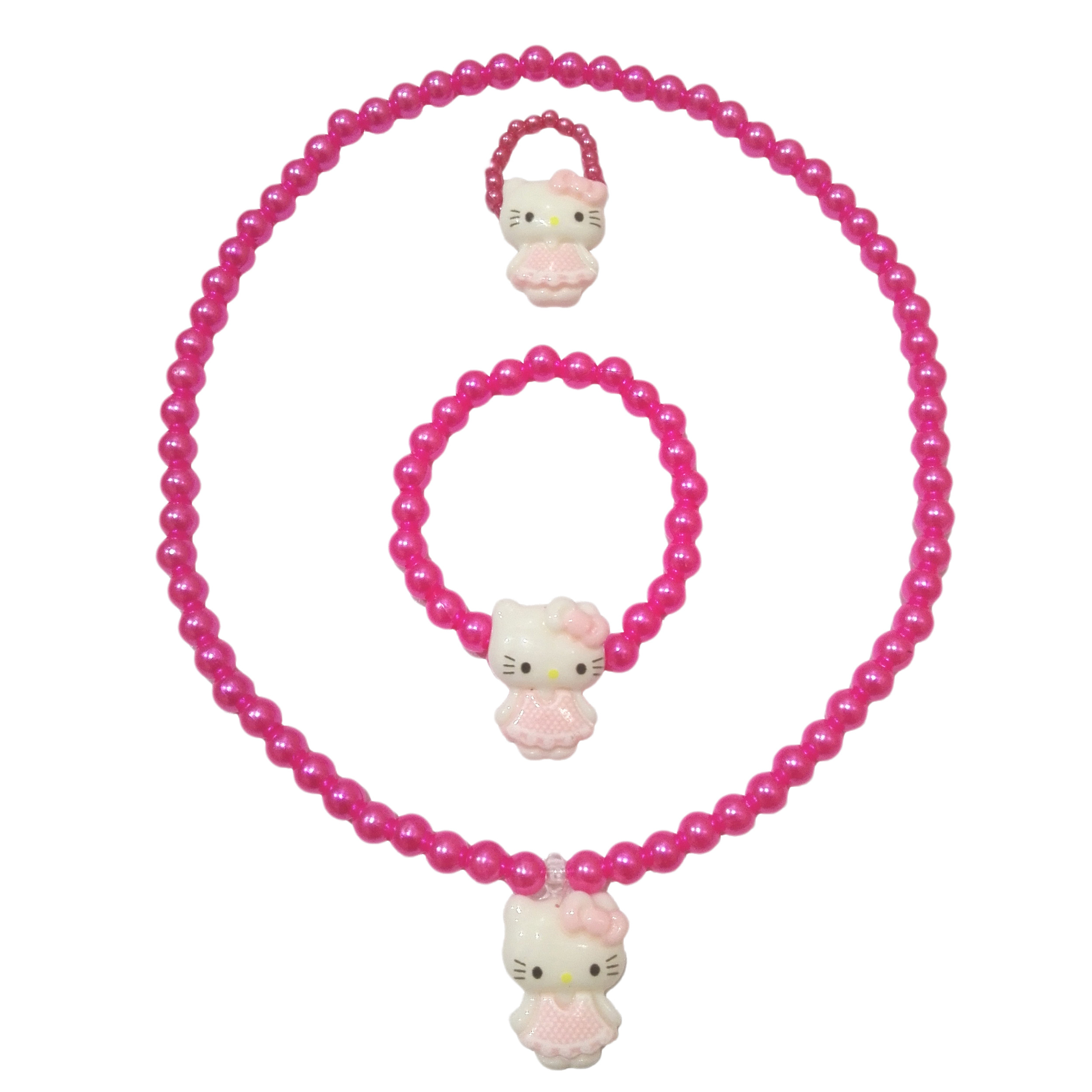 نیم ست دخترانه مدل مروارید کشی طرح کیتی کد 302 نیم ست دخترانه مدل مروارید کشی طرح کیتی کد 302