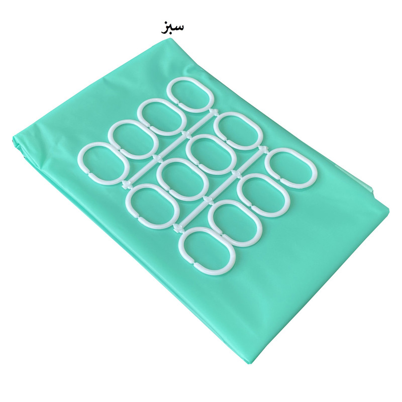 پرده حمام کد PH315 سایز 180x180 سانتی متر