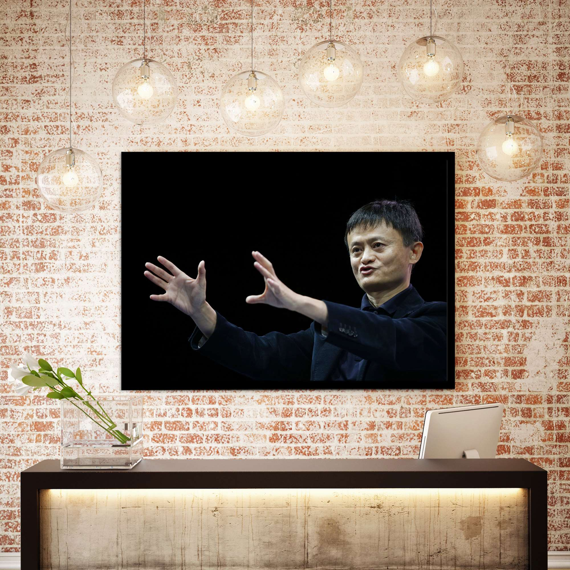 تابلو نوری بکلیت طرح جک ما Jack ma مدل لایت باکس B-s1944