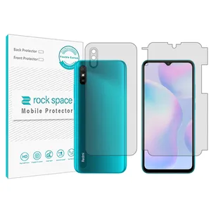 Rockspace transparent screen protector HyGEL model suitable for Xiaomi Redmi 9AT mobile phone with back protector