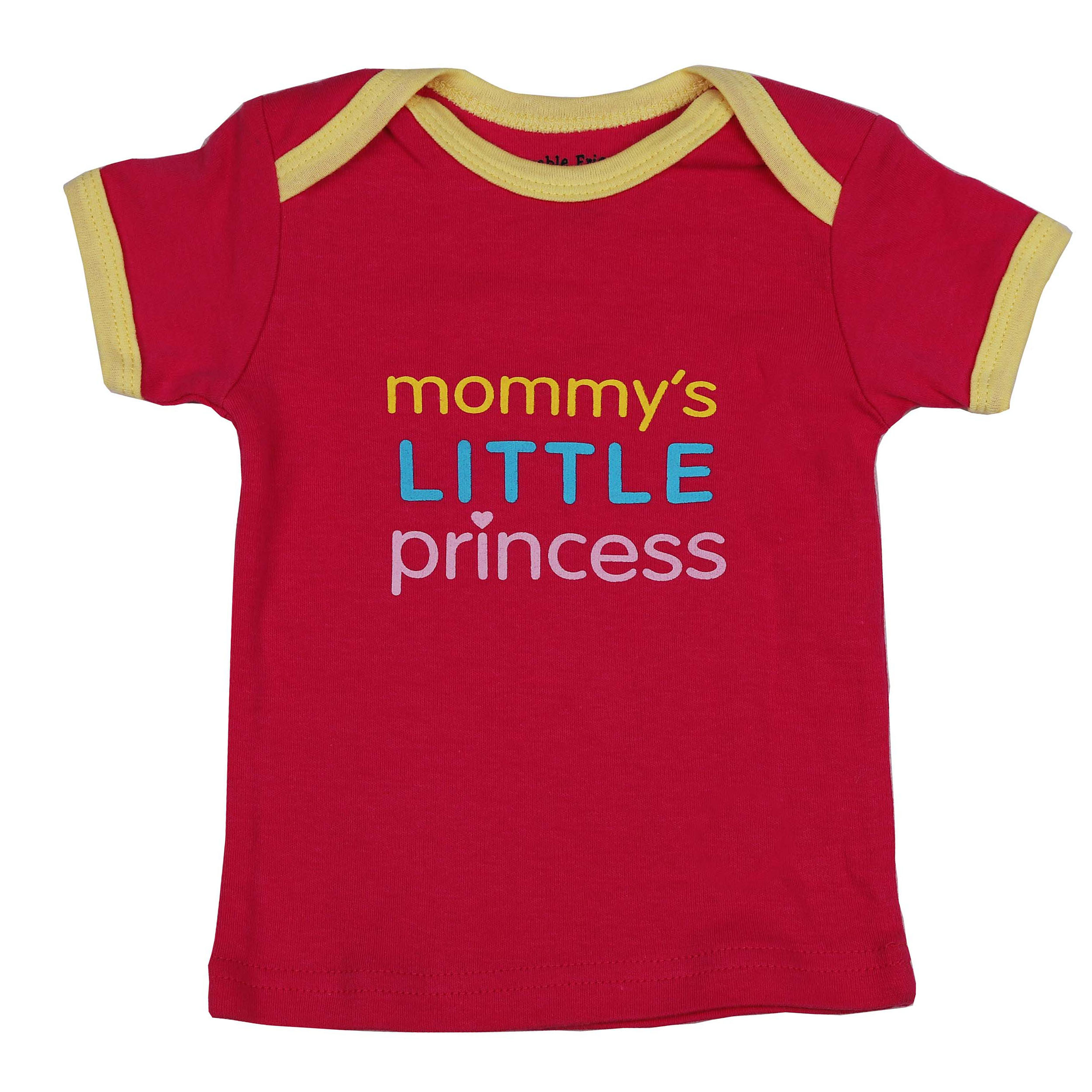 تی شرت آستین کوتاه نوزادی مدل little Princess