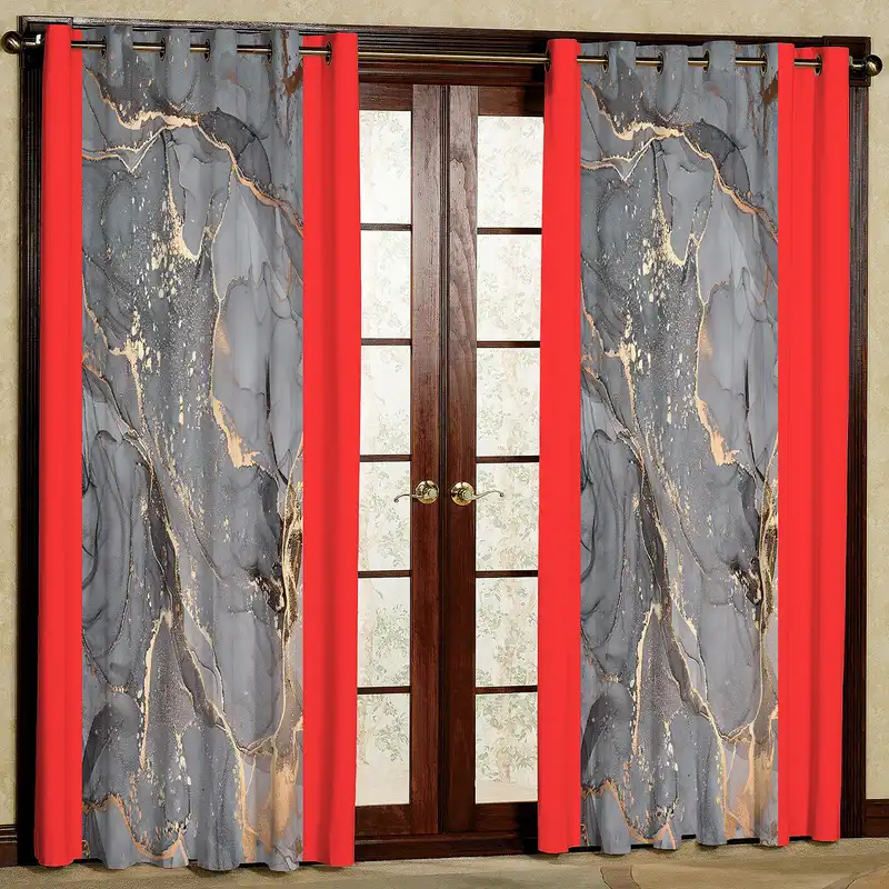 پرده مدل سنگی مخمل پانچی کد 4216 سایز 200x140 سانتی متر