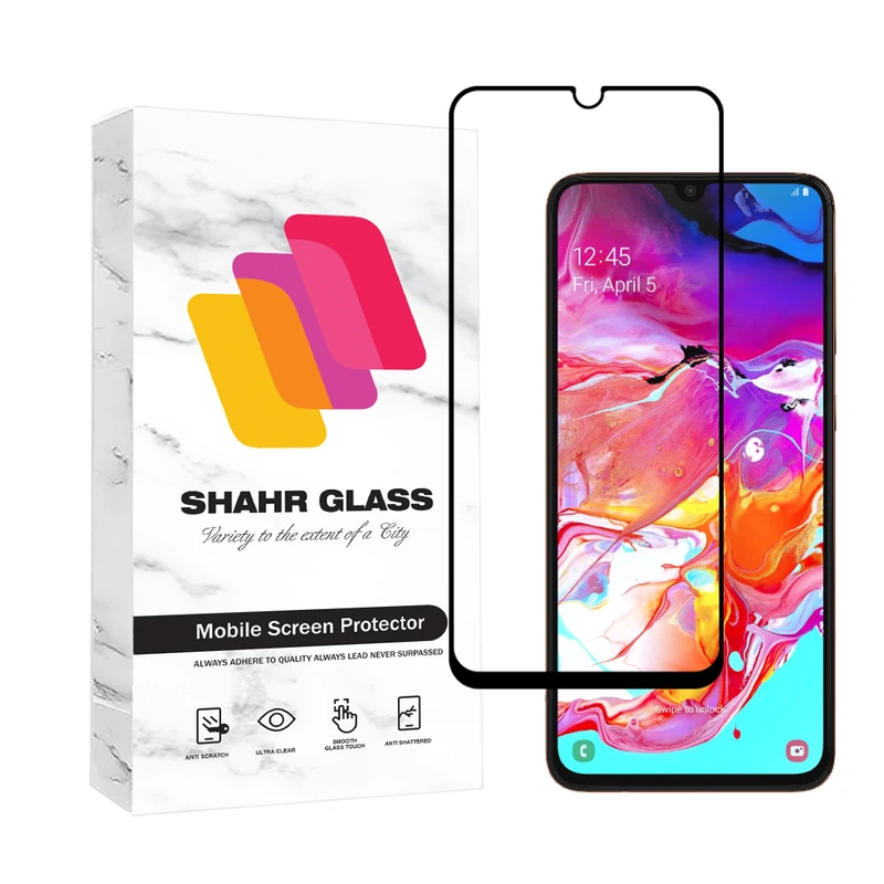 محافظ صفحه نمایش شهر گلس مدل FULSLSH مناسب برای گوشی موبایل سامسونگ Galaxy A70 / A70s