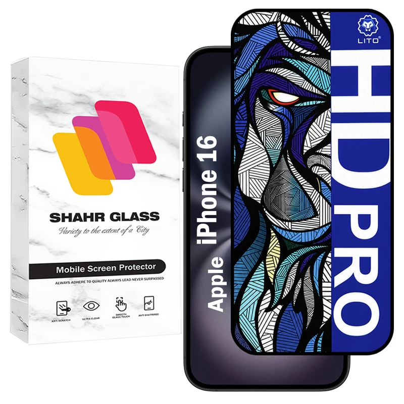 محافظ صفحه نمایش شهر گلس مدل LITOHDS مناسب برای گوشی موبایل اپل iPhone 16