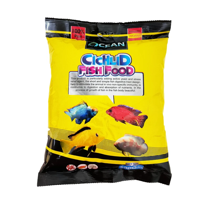 غذا ماهی آکواریوم اوشن مدل سیچلاید کد Ocean03 وزن 500 گرم