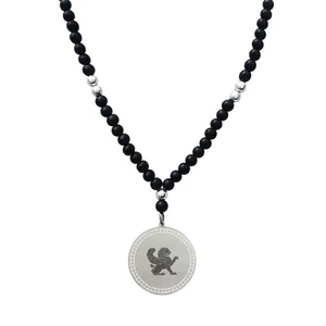 گردنبند مردانه ترمه ۱ مدل شیر کد OXS1129