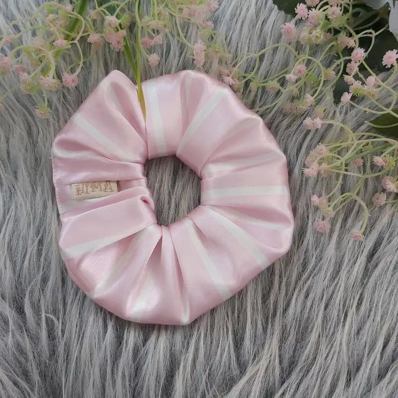 کش مو زنانه مدل اسکرانچی ساتن کد cn01XL