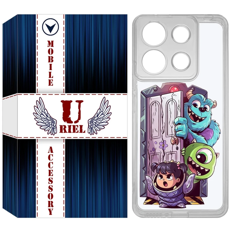 کاور یوریل مدل Clear کد 67 طرح سالیوان مناسب برای گوشی موبایل شیائومی Redmi Note 13 4G