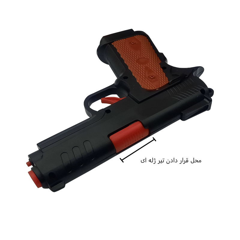 ست تفنگ بازی طرح کلت مدل M218 کد 85