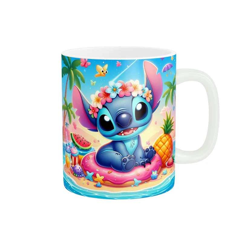 ماگ پادآفرین مدل کارتونی طرح لیلو و استیچ کد p2166