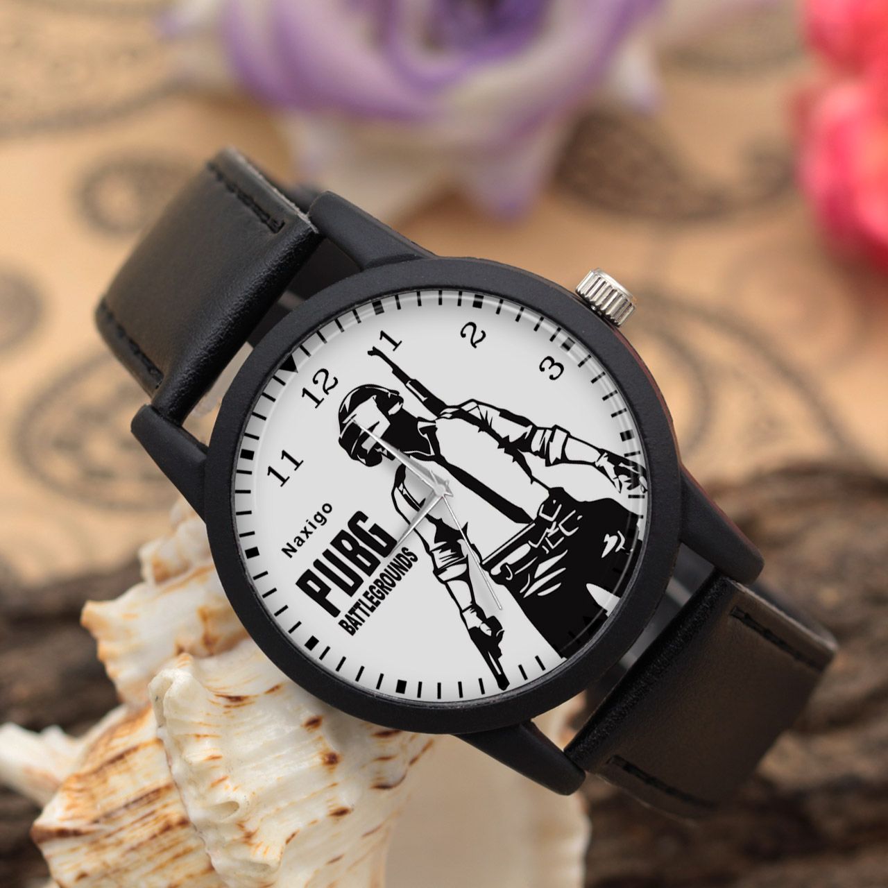 ساعت مچی عقربه ای ناکسیگو طرح PubG کد LF4229 -  - 3