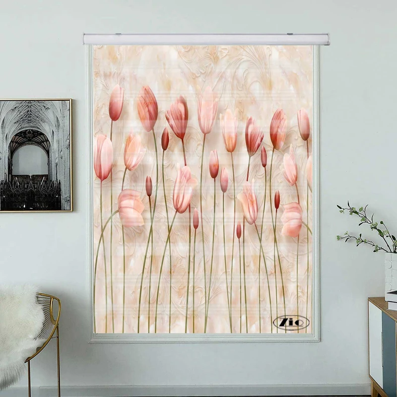 پرده زبرا زیو کد 3D1409 سایز 150x150 سانتی متر