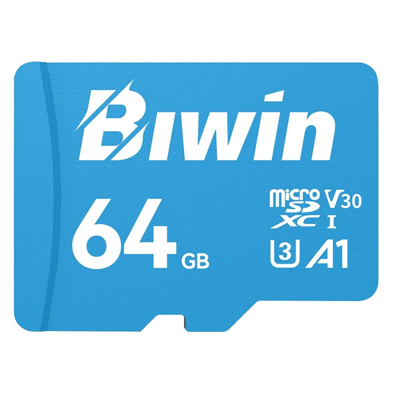 کارت حافظه microSDXC بیوین مدل MS100 کلاس 10 استاندارد UHS-I U3 V30 A1 سرعت 100MBps ظرفیت 64 گیگابایت