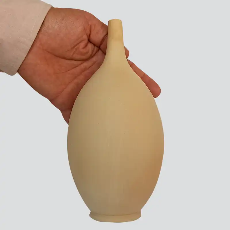 گلدان سفالی مدل اوج بیضی کد vas-222