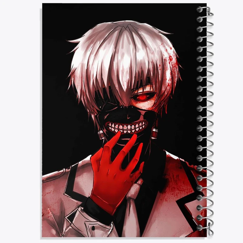 دفتر مشق 50 برگ خندالو مدل انیمه توکیو غول Tokyo Ghoul کد 4902