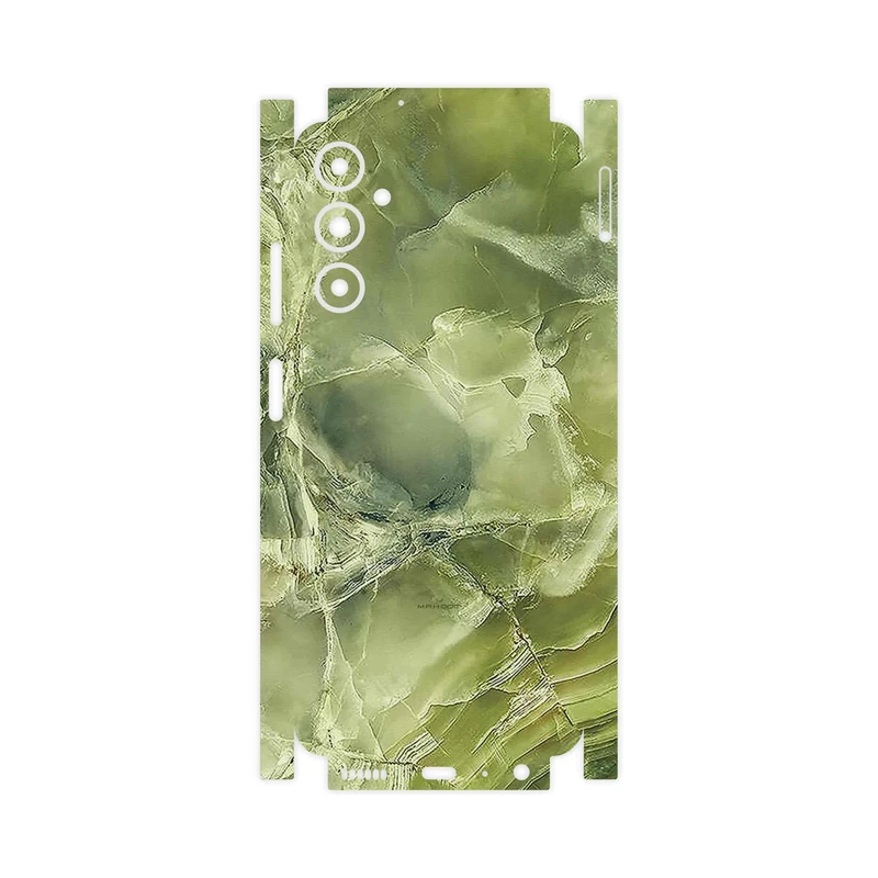 برچسب پوششی ماهوت مدل Green_Crystal_Marble-FullSkin مناسب برای گوشی موبایل سامسونگ Galaxy A05s