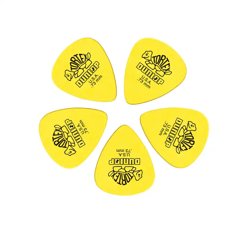 پیک گیتار دانلوپ مدل Tortex 0.73mm مجموعه 5 عددی