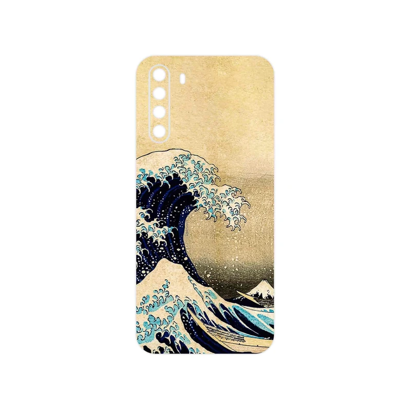 برچسب پوششی ماهوت مدل The Great Wave off Kanagawa of Hokusai مناسب برای گوشی موبایل جی پلاس X10