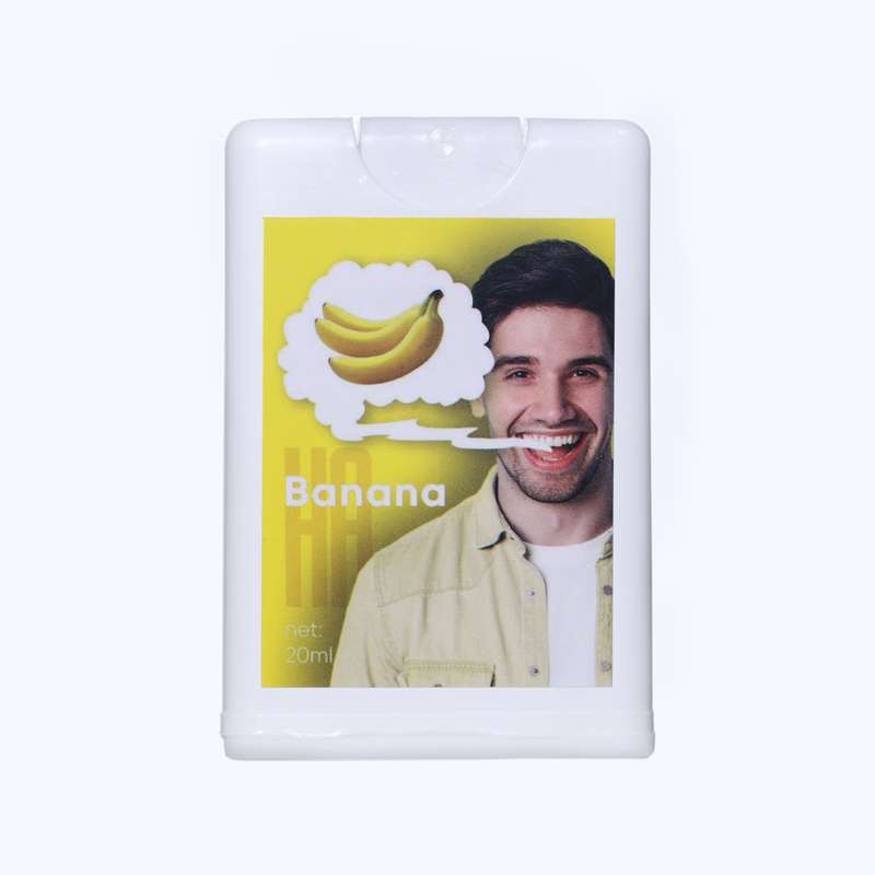 اسپری خوشبو کننده دهان اچ ای مدل موز حجم 20 میلی لیتر