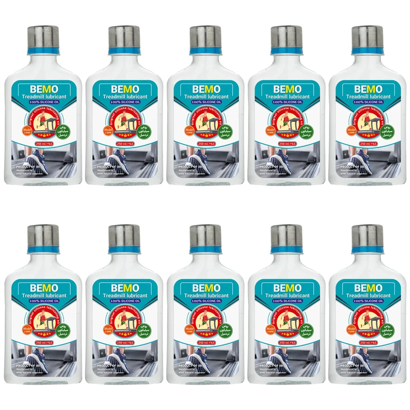  روغن تردمیل بمو مدل 1200 حجم 250 میلی لیتر بسته 10 عددی