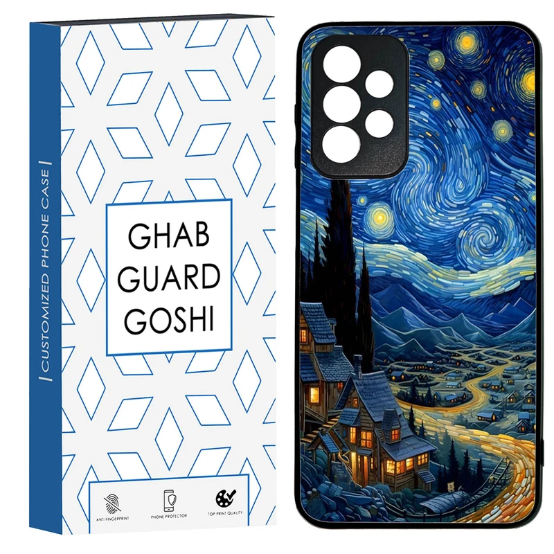 کاور قاب گارد گوشی طرح ونگوگ کد TPU-069 مناسب برای گوشی موبایل سامسونگ Galaxy A73