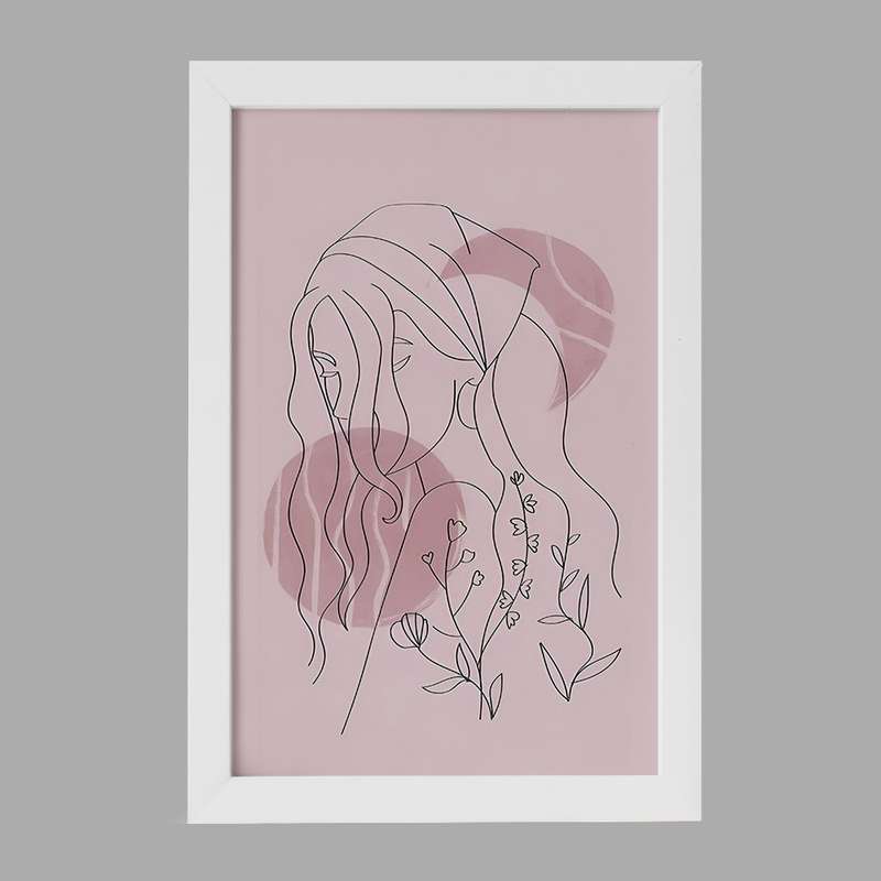 تابلو خندالو مدل دخترانه مینیمال کد F4201