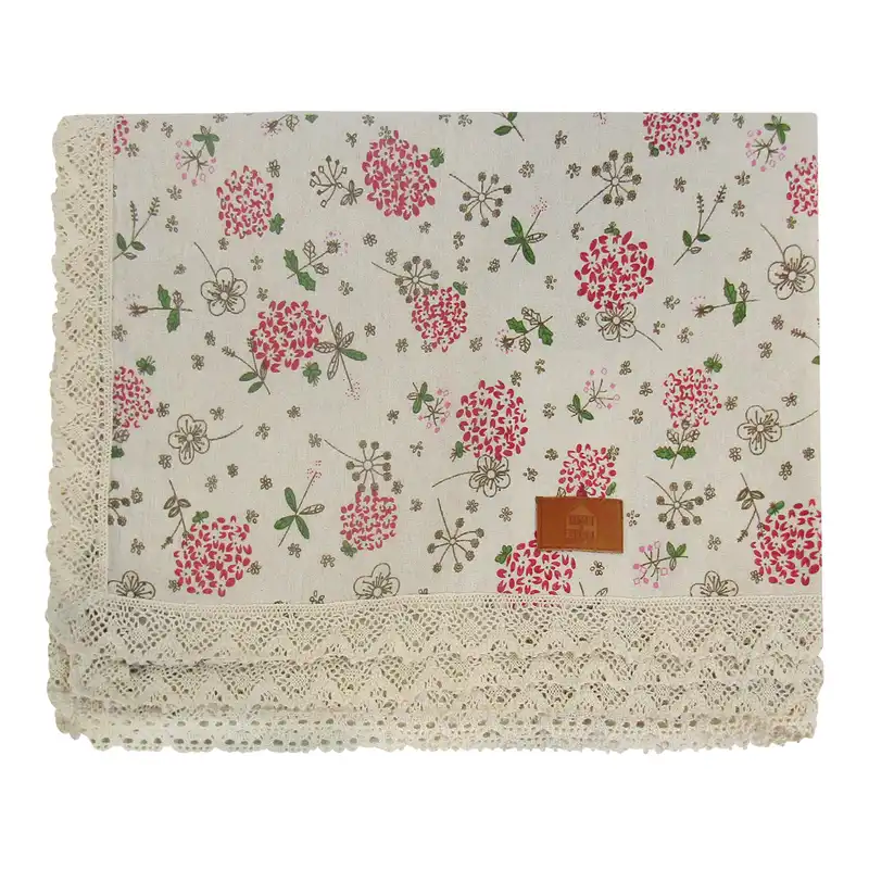 رومیزی هوم اند لایف مدل رزالین R طرح گل دار کد 420001