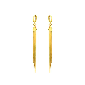 گوشواره زنانه ژوپینگ مدل رشته ای