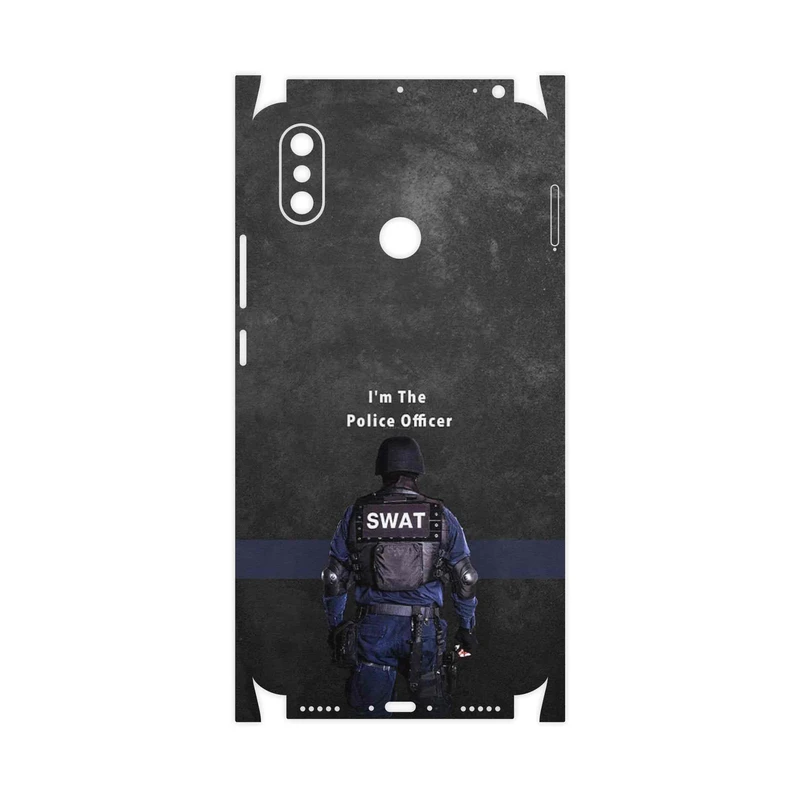 برچسب پوششی ماهوت مدل Police Officer-FullSkin مناسب برای گوشی موبایل شیائومی Mi Max 3