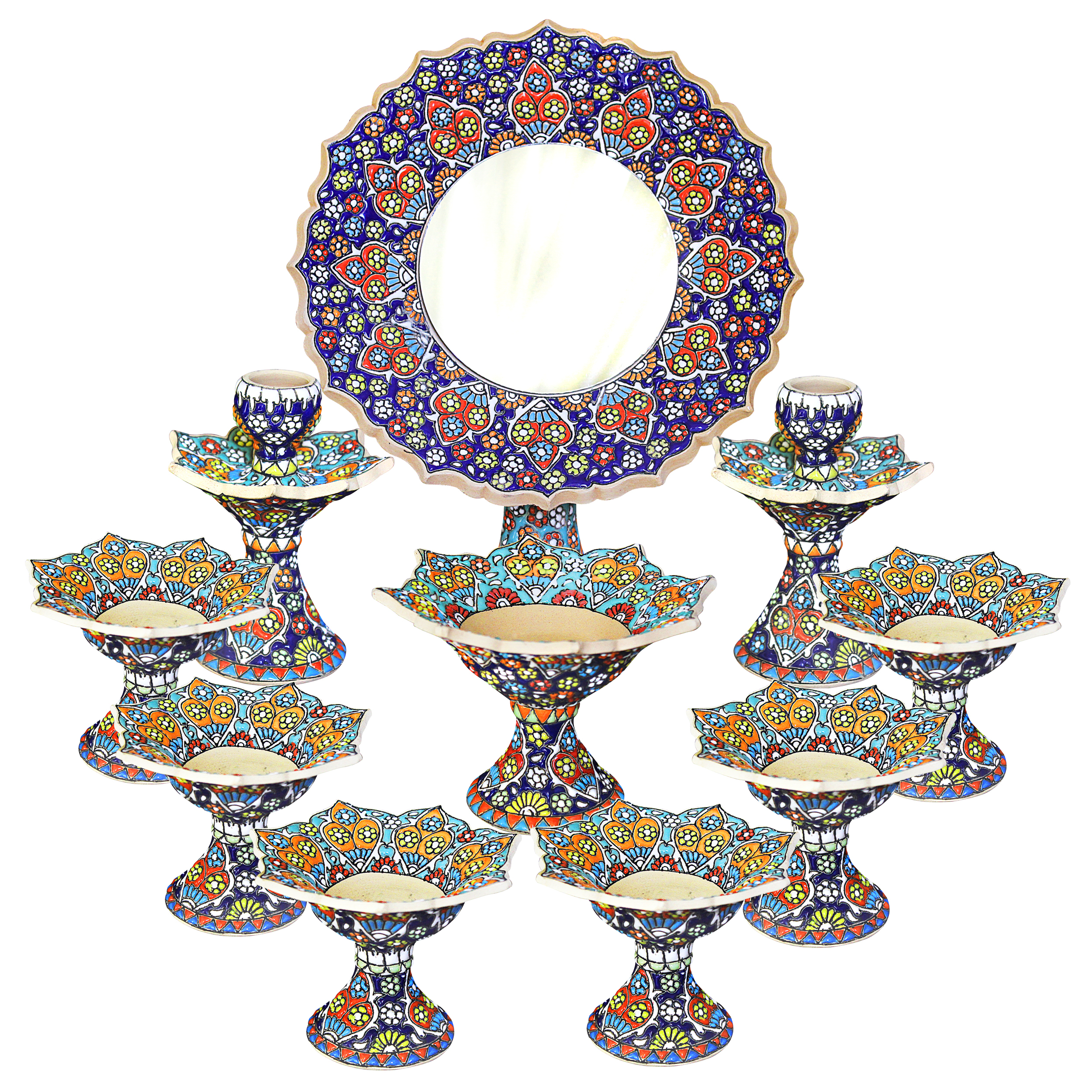 ست 10 تکه هفت سین میناکاری کد m001