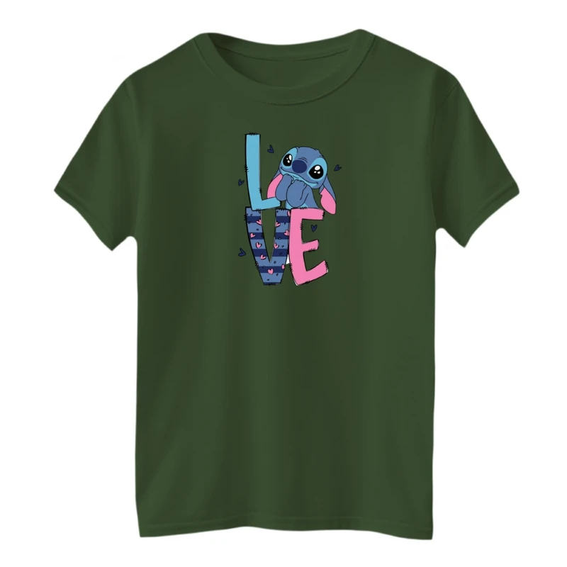 تی شرت آستین کوتاه بچگانه مدل استیچ کد01