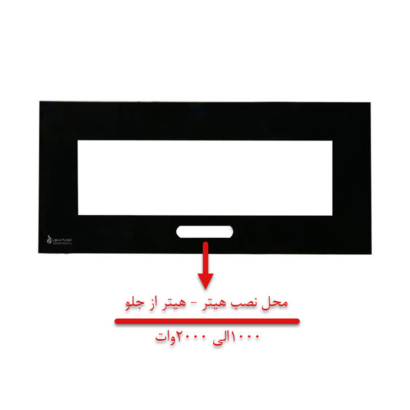 شومینه دیواری برقی شومینه بیستون مدل Z.E_140_L4